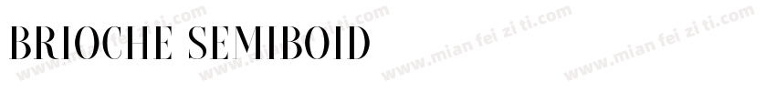 brioche semiboid字体转换